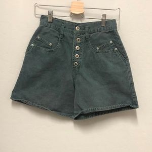 Vintage High Waisted Denim Shorts